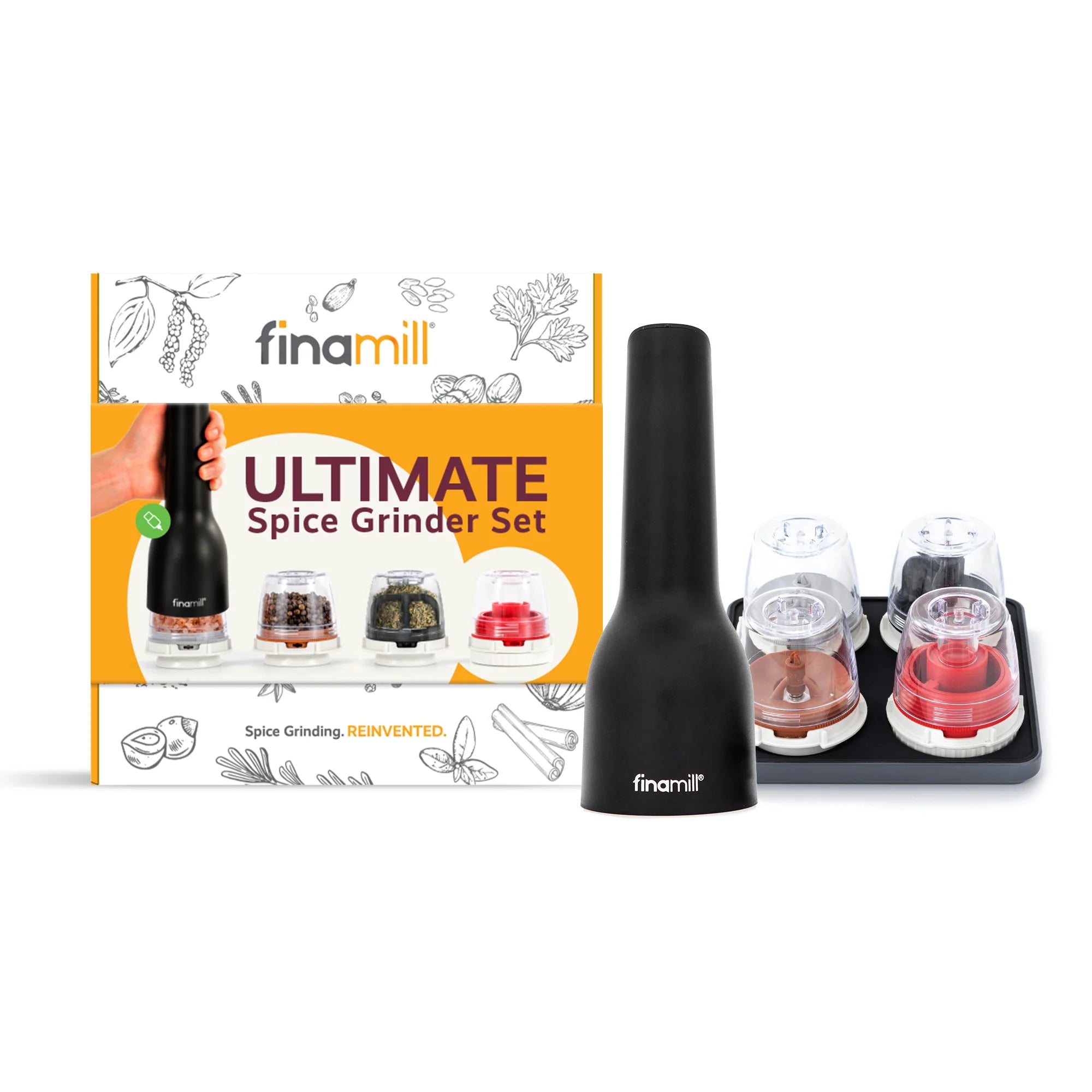 FinaMill Ultimate Spice Grinder Set